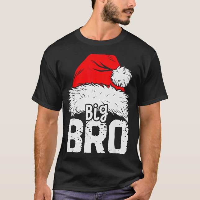 T-shirt Brother Big Santa Christmas Family Matching Pyjama (Devant)