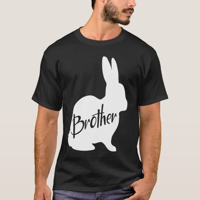 T-shirt Brother Bunny Rabbit Easter (Devant)