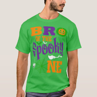 T-shirt Brother Halloween 1st Birthday Family Spooky One B