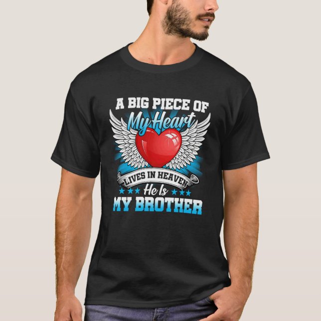 T-shirt Brother My Angel  In Memory Of Brother In Heaven (Devant)