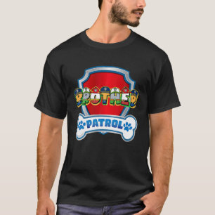 T-shirt Brother Of Birthday Boy Chien Paw Family Decorat