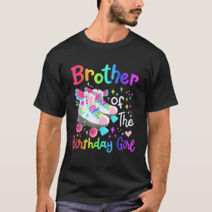 T-shirt Brother of Birthday Girl Skater Roller Skate Famil