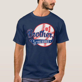 T-shirt Brother of Rookie 1st Birthday Baseballheme Matchi