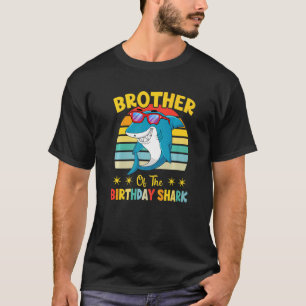 T-shirt Brother Of Shark Birthday Family Birthday Litt