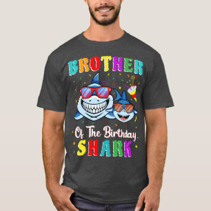 T-shirt Brother Of Shark Birthday Family Birthday Litt