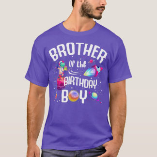 T-shirt Brother Of The Birthday Boy Astronaut Space Family