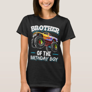 T-shirt Brother of the Birthday Boy Monster Truck Birthday