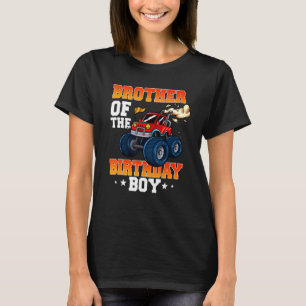 T-shirt Brother Of The Birthday Boy Theme Monster Truck 1