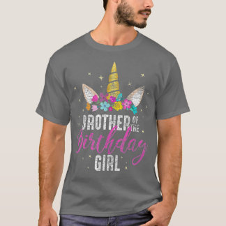 T-shirt Brother Of The Birthday Girl 