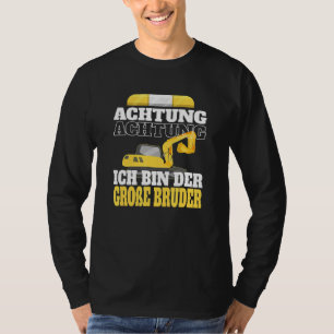T-shirt Brother pour enfants Constructeur de Digger Big Bo