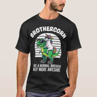 T-shirt Brothercorn Comme Un Frère Uniquement Awesome Unic