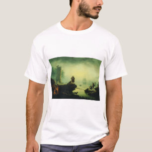 T-shirt Brouillard du matin en mer par Joseph Vernet