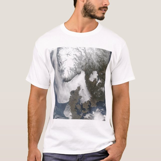 T-shirt Brouillard marin en Scandinavie (Devant)