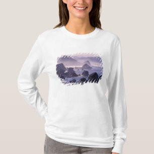 T-shirt Brouillard matinal le long de la côte de l'Oregon