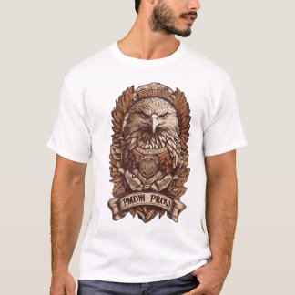 T-shirt Brown et fier : Tee - shirts d'aigle mexicain
