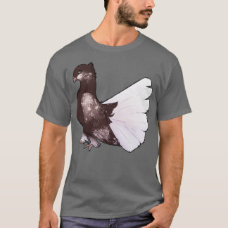 T-shirt Brown Fantail