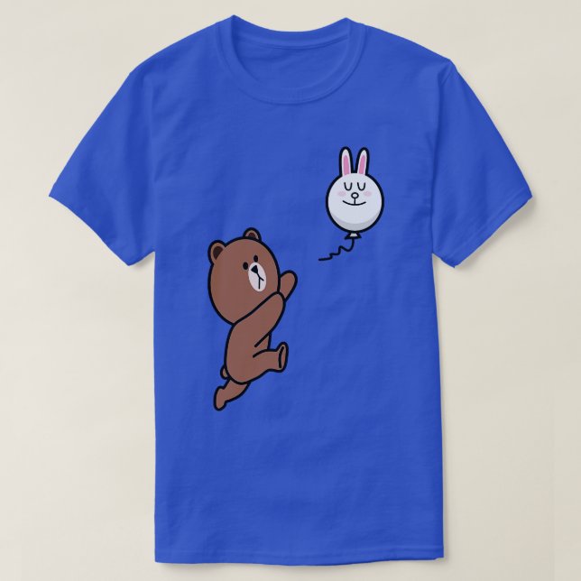 T-shirt Brown Ours Cony Ne Veux Pas Vous Perdre 1 (Design devant)