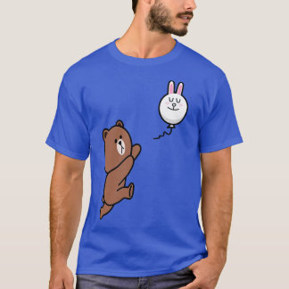 T-shirt Brown Ours Cony Ne Veux Pas Vous Perdre 1