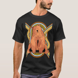 T-shirt Brown Ours Faune Nature Forêt Animale Ours