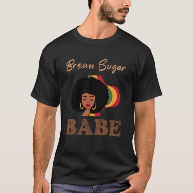 T-shirt Brown sucre Babe 4 (Devant)
