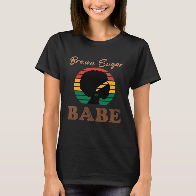 T-shirt Brown Sugar Babe  2 (Devant)