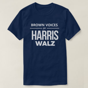 T-shirt Brown Voices pour Harris Walz