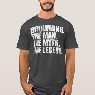 T-shirt BrowningBrowning Nom de famille Browning nom de fa