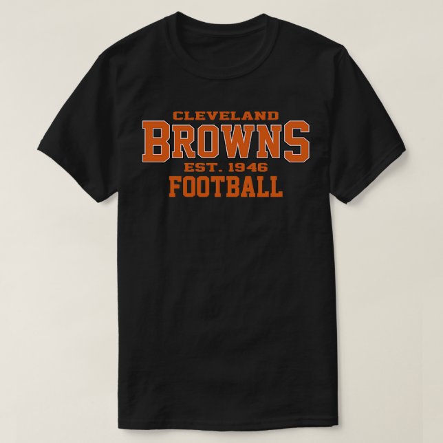 T-shirt Browns CLVD vintages 1 (Design devant)