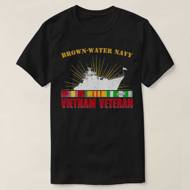 T-shirt BrownWater Navy Vietnam vétéran (Design devant)