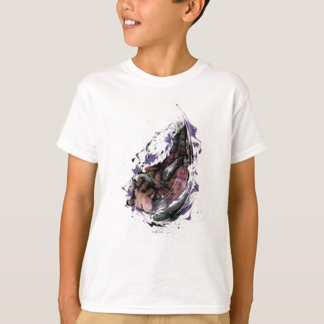 T-shirt Broyeur psychopathe de bison (Devant)