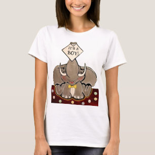 T-shirt Bruce, L'éléphant "C'est un garçon !"