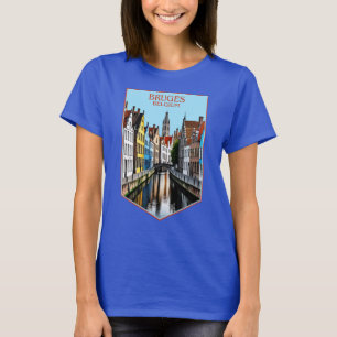 T-shirt Bruges Belgique Europe