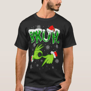 T-shirt Bruh 67 Six Seven 6 7 Mème Noël Drôle Gen Z S