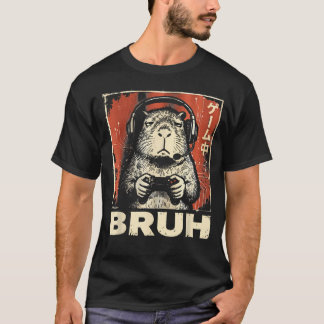 T-shirt Bruh Capybara Bruh Capy