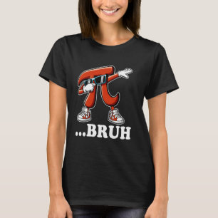 T-shirt Bruh Dabbing Funny Pi Symbole enfants garçons Math