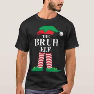 T-shirt Bruh Elf Correspondant Famille Elfe Pajama de Noël