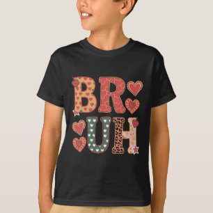 T-shirt Bruh Funny Mème Frère Salutation Ados Garçon Homme