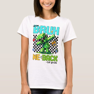 T-shirt Bruh on vérifie le premier jour d'école vérifie po