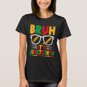 T-shirt Bruh Son 1865 Liberté Noire Pour Les Garçons Gi