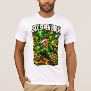 T-shirt Bruh St Patrick's Day Six Seven  Hommes Femmes