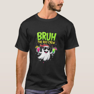 T-shirt Bruh The Boo Crew Drôle Fantôme Graphique Hallowee