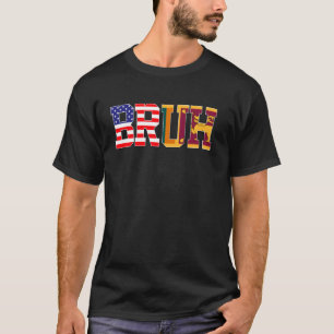 T-shirt Bruh USA Sri Lanka Pays Drapeau Amérique Sri Lanka