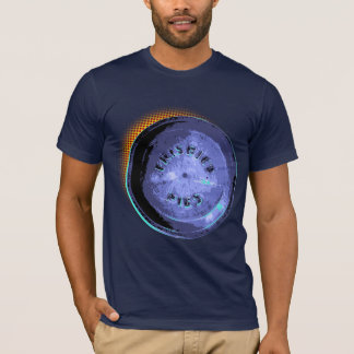 T-shirt Bruit-Art original de bidon de tarte de frisbee