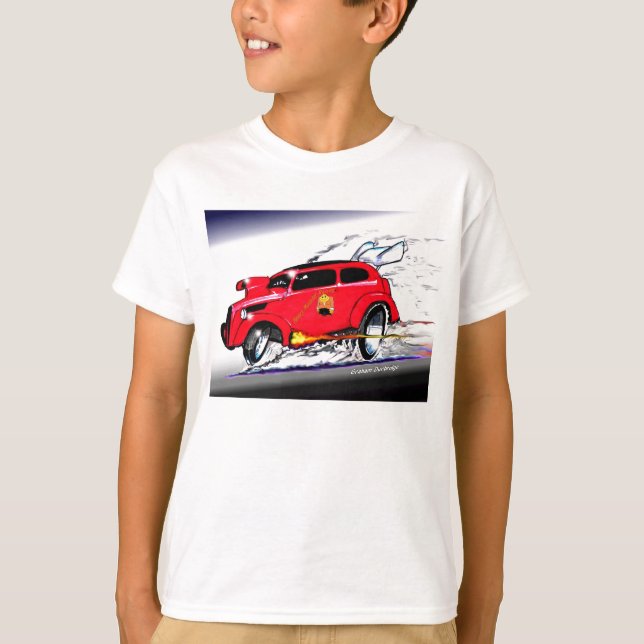 T-shirt Bruit de emballage de monstre d'Emma et de miel de (Devant)