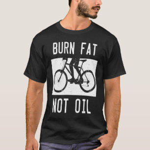 T-shirt Brûler Graisse Pas Vélo À Huile VTT Vélo Cycliste