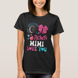 T-shirt Brûler ou Bows Mimi vous aime Genre Reveal Part