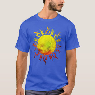 T-shirt Brûler Univers de tatouage Tribal Soleil