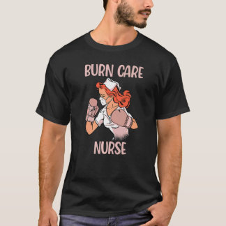 T-shirt Brûleur Infirmière Boxer Gants Fighter