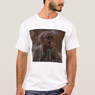 T-shirt Brun de Doc. de nouveau à l'avenir