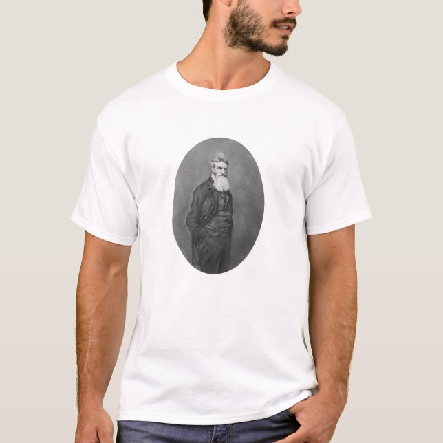 T-shirt Brun de John d'abolitionniste (Devant)